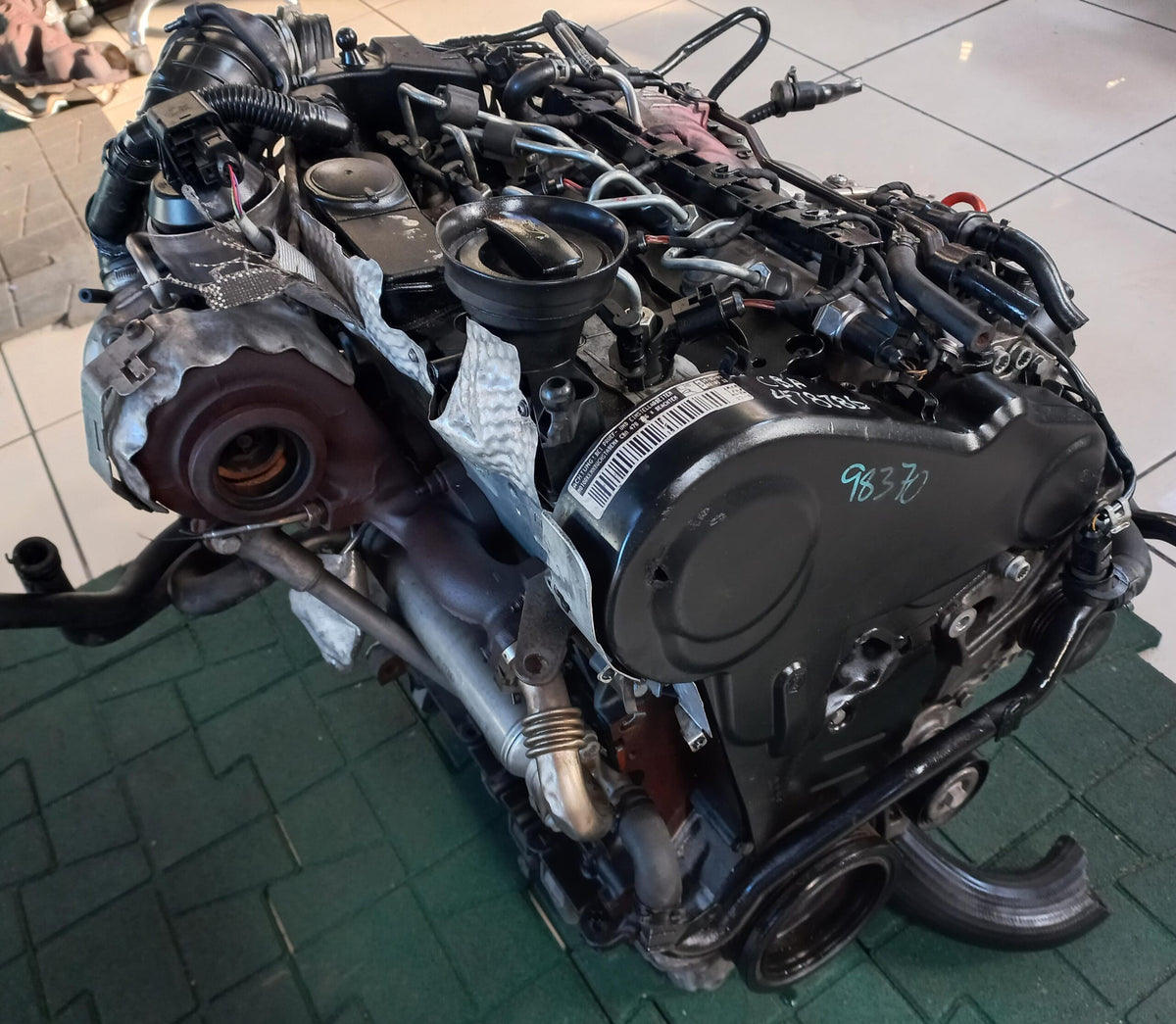 VOLKSWAGEN, GOLF, DIESEL, 2.0, TURBO, GEN 6, CBBB CODE, 10/08-03/13, 2008, ENGINE