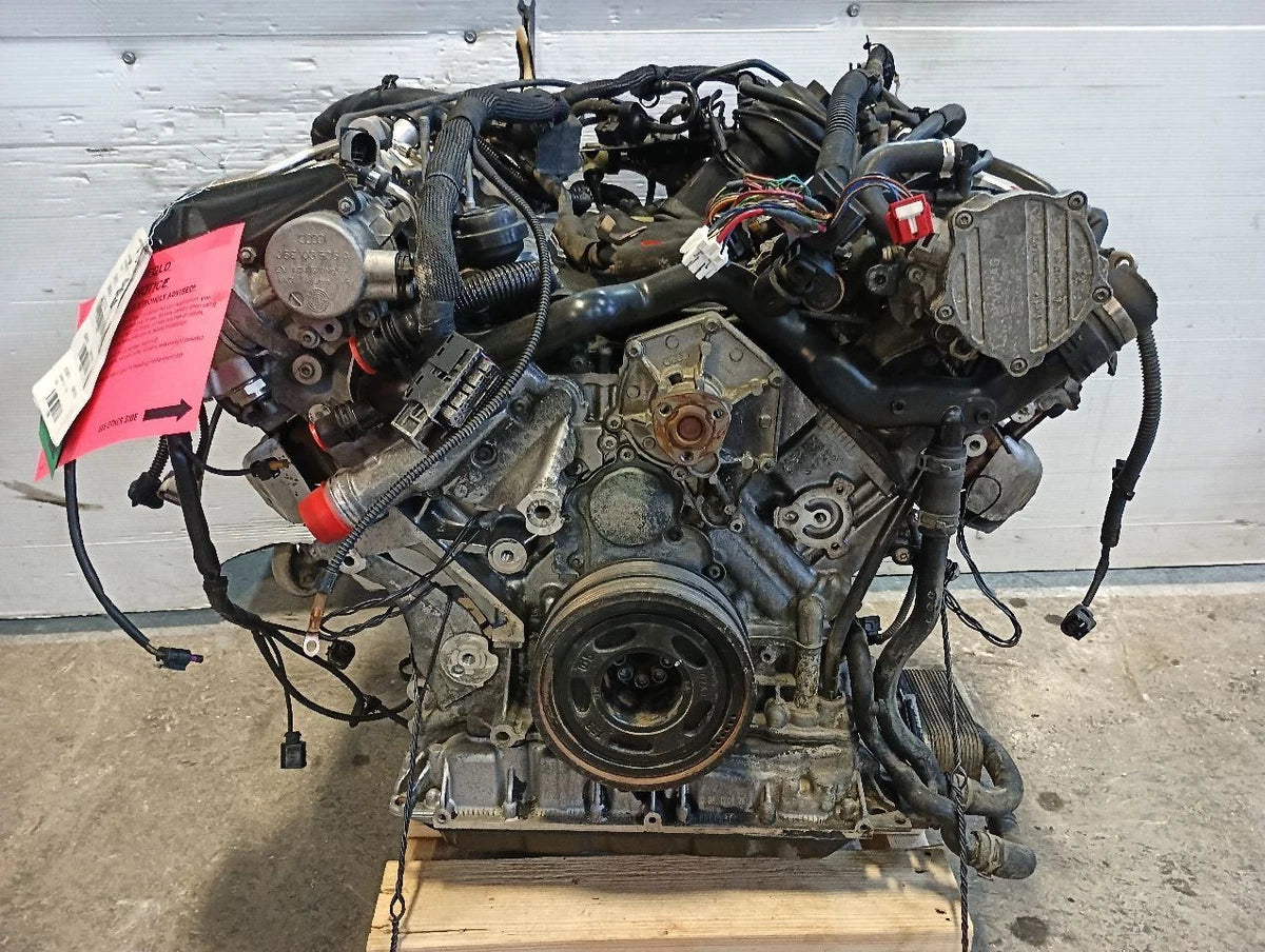 AUDI, Q7, DIESEL, 6.0, TWIN TURBO, 4L, CCGA CODE, 10/09-08/15, 2009, ENGINE